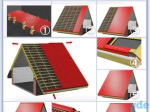 Кровля из металлопрофиля технология монтажа