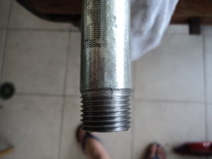 Нарезка резьбы на нержавеющей трубе вручную