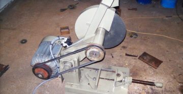 Самодельный отрезной станок по металлу своими руками