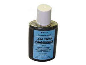 Активный флюс для пайки алюминия