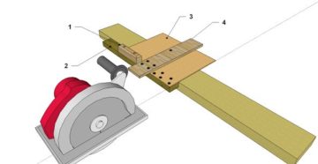 Приспособления для ручной дисковой пилы своими руками