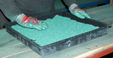 Технология производства плитки из резиновой крошки