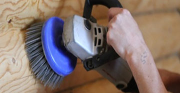 Можно ли болгаркой шлифовать дерево