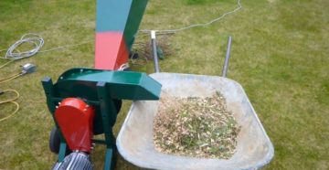 Измельчитель травы садовый электрический своими руками