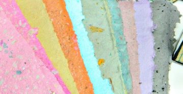 Как сделать декоративную бумагу своими руками