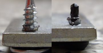 Как закрутить саморез в металл