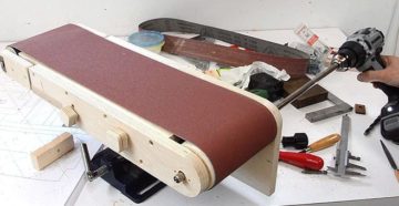 Ленточная шлифмашина своими руками