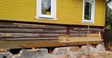 Как поднять фундамент деревянного дома своими руками Как поднять фундамент деревянного дома своими руками