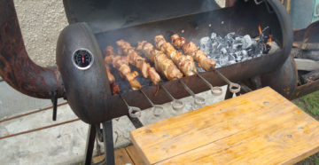 Шашлычница из газового баллона своими руками