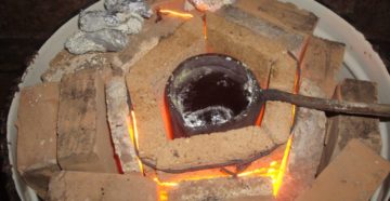 Горн для плавки алюминия своими руками