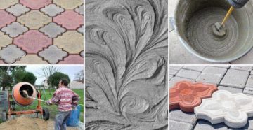 Как сделать цветную тротуарную плитку своими руками Как сделать цветную тротуарную плитку своими руками