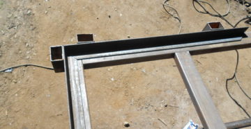 Как сварить калитку из уголка