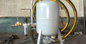 Пескоструйное оборудование своими руками