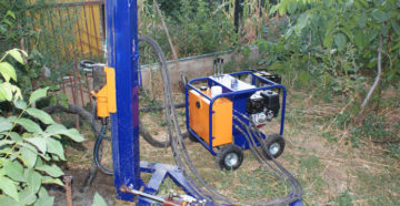 Гидравлическая буровая установка своими руками