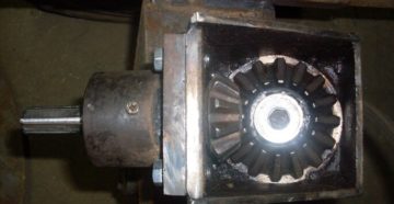 Как сделать угловой редуктор своими руками