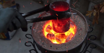 Плавка металла в домашних условиях