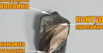 Как заточить победитовое сверло Как заточить победитовое сверло