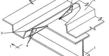 Крепление профлиста к металлическим балкам