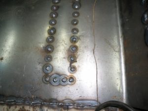 Как поставить заклепки сваркой полуавтоматом