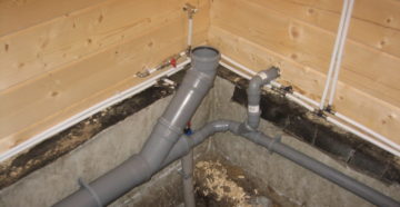 Прокладка канализации в частном доме своими руками