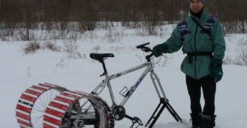 Велоснегоход своими руками Велоснегоход своими руками
