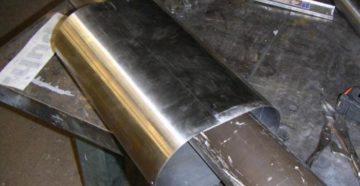 Как сварить глушитель из нержавейки