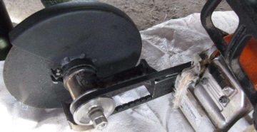 Насадка болгарка на бензопилу своими руками Насадка болгарка на бензопилу своими руками