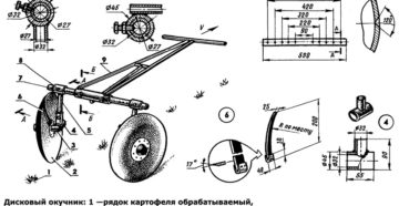 Дисковый окучник ручной своими руками Дисковый окучник ручной своими руками