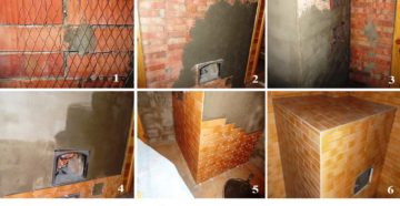 Укладка плитки на печь своими руками