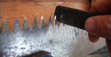 Как самому заточить ножовку по дереву