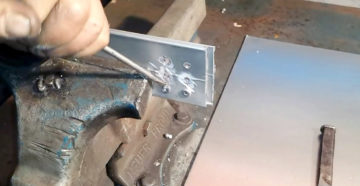 Как снять заклепку с металла