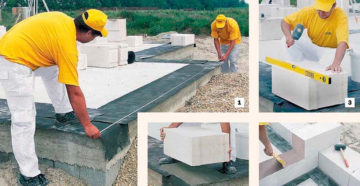 Укладка газосиликатных блоков своими руками Укладка газосиликатных блоков своими руками