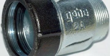 Переходные муфты для стальных труб