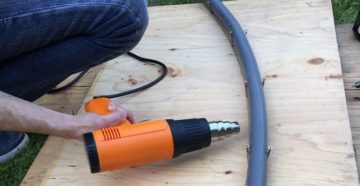 Как выпрямить трубу ПНД своими руками