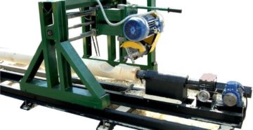 Станок для оцилиндровки бревен своими руками