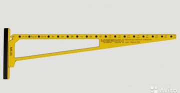 Разметочная линейка для изготовления мебели