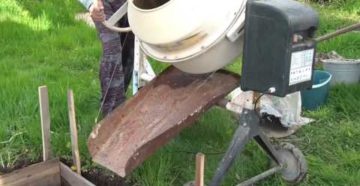 Желоб для бетономешалки своими руками Желоб для бетономешалки своими руками