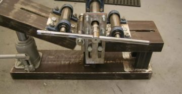 Самодельный профилегибочный станок простой в изготовлении