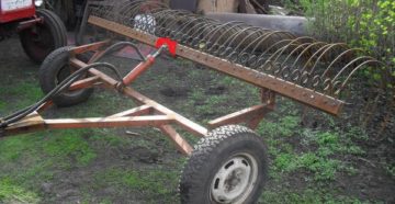 Грабли тракторные своими руками Грабли тракторные своими руками