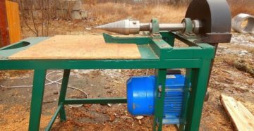 Винтовой колун своими руками