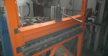 Гидравлический листогиб своими руками Гидравлический листогиб своими руками