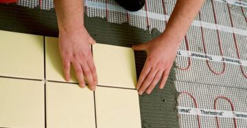 Укладка плитки на теплый пол своими руками