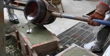 Литье алюминия в землю