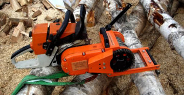 Лебедка из бензопилы своими руками