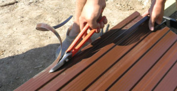 Резка профлиста своими руками Резка профлиста своими руками