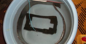 Чистка металла электролизом