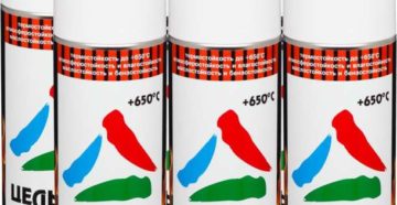 Высокотемпературная краска по металлу аэрозоль