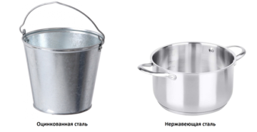 Чем отличается нержавейка от оцинковки