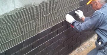 Укладка фасадной плитки своими руками