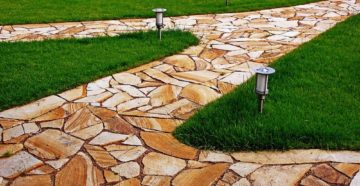 Дорожки из дикого камня своими руками Дорожки из дикого камня своими руками